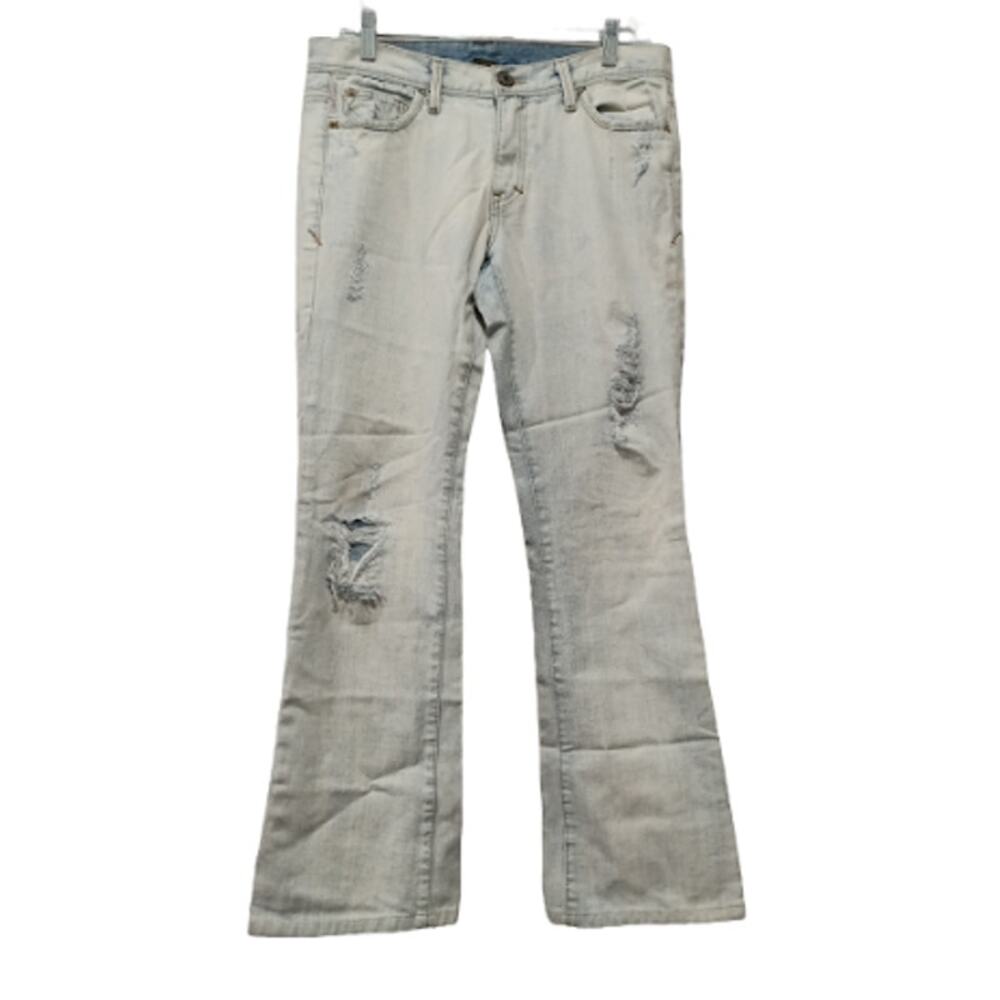 A|X Armani Exchange Destructed Bootcut Jeans Size 6 Regular